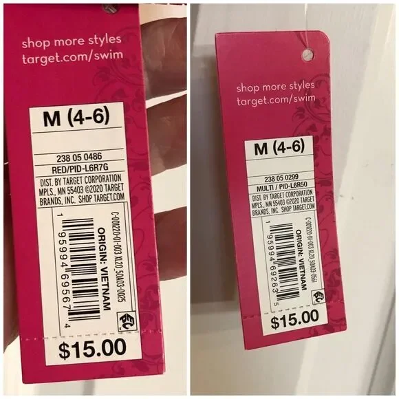 XHILARATION - NWT Juniors Sz M Set of 2 Bikini Tops in Fun Bright Colors 👙 - Picture 11 of 16